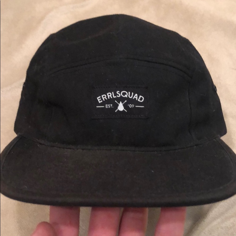 Errlsquad black Snap Back 5 panel hat